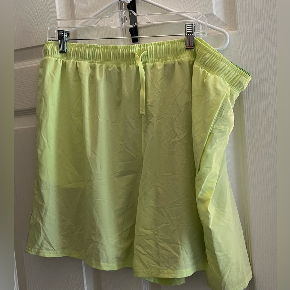 DSG Men's 2 in 1 Stride Short Neon Yellow 2XL